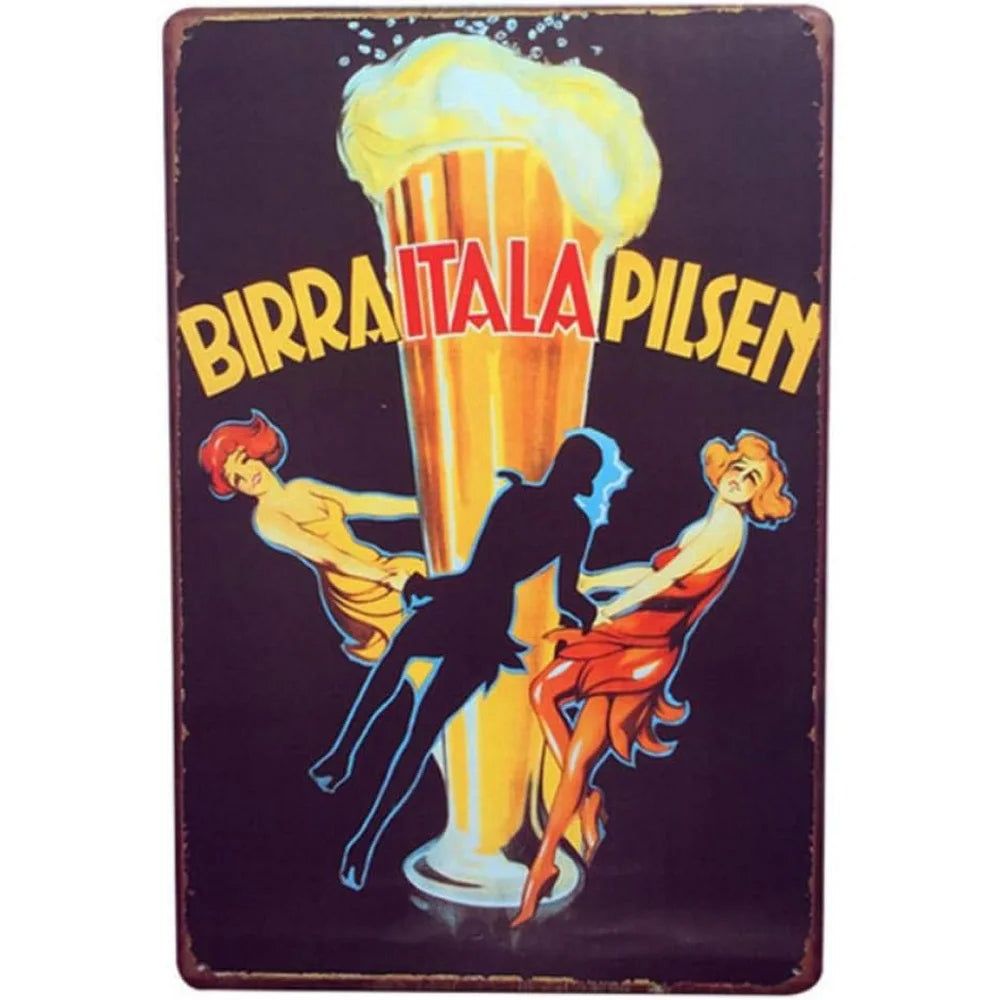 All You need is Beer Metal Tin Signs Beer Cups Posters Plate Wall Decoration for Bars Man Cave Cafe Clubs Retro Posters Plaque - Grand Goldman