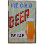 All You need is Beer Metal Tin Signs Beer Cups Posters Plate Wall Decoration for Bars Man Cave Cafe Clubs Retro Posters Plaque - Grand Goldman