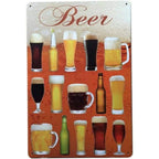 All You need is Beer Metal Tin Signs Beer Cups Posters Plate Wall Decoration for Bars Man Cave Cafe Clubs Retro Posters Plaque - Grand Goldman