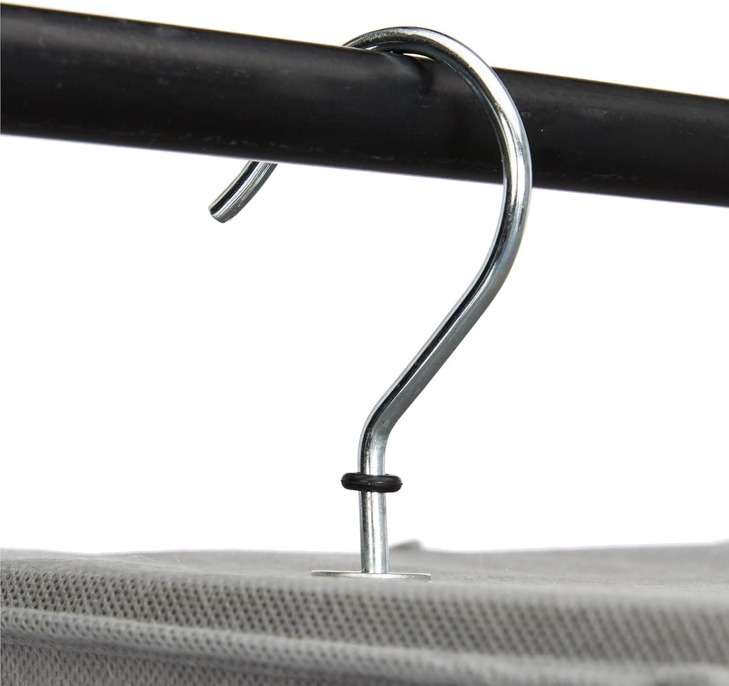 Amazon Basics 6-Tier Hanging Closet Shelf Organizer With Pockets, 8.5" D x 12" W x 9" H, Grey - Grand Goldman