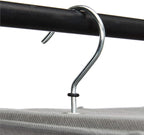 Amazon Basics 6-Tier Hanging Closet Shelf Organizer With Pockets, 8.5" D x 12" W x 9" H, Grey - Grand Goldman