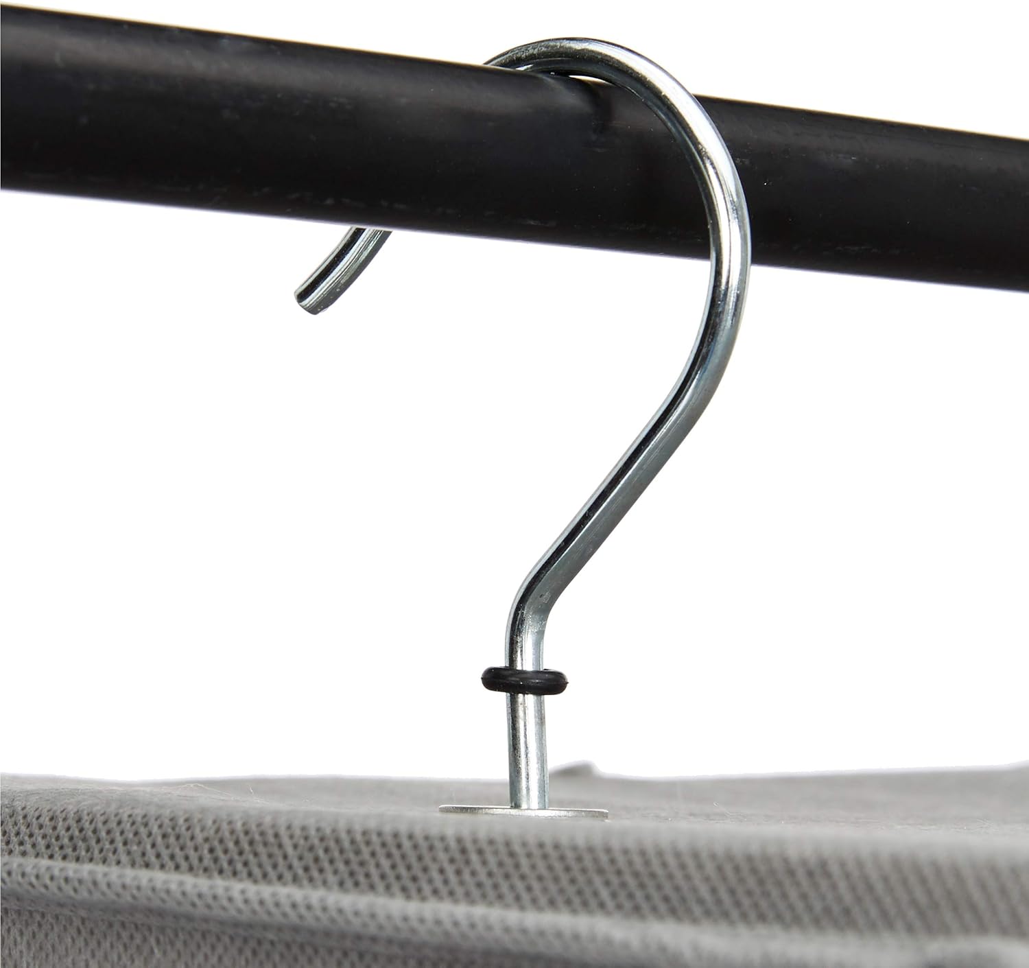 Amazon Basics 6-Tier Hanging Closet Shelf Organizer With Pockets, 8.5" D x 12" W x 9" H, Grey - Grand Goldman