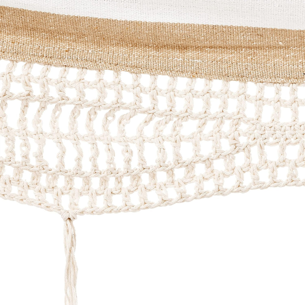 Amazon Basics Double Hammock with 9-Foot Space Saving Steel Stand and Carrying Case, 450 lb Capacity, Sunset Orange, Stripe, 110 x 47 x 43 inches - Grand Goldman