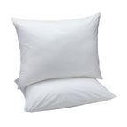 Amazon Basics Down Alternative Pillows for Stomach and Back Sleepers, Soft Density, Standard, Pack of 2, White, 26 in L x 20 in W - Grand Goldman