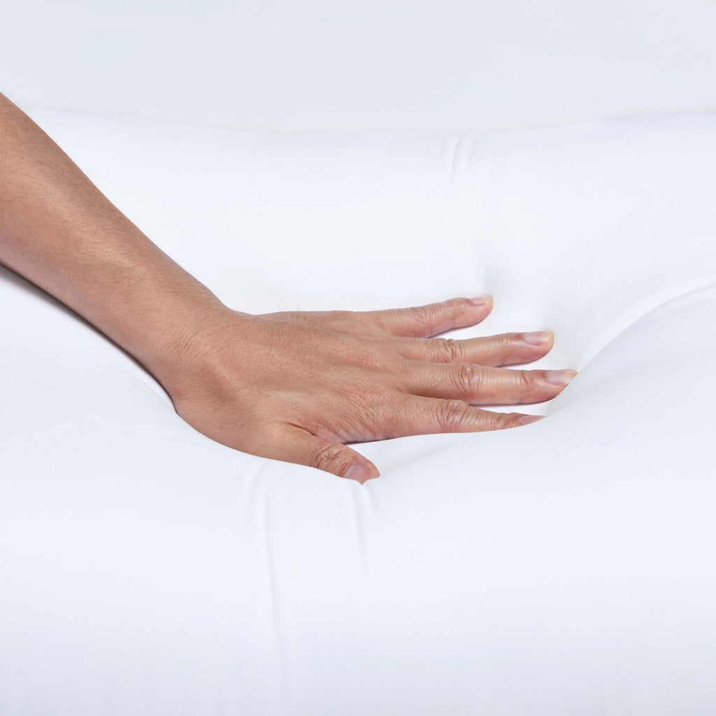 Amazon Basics Down Alternative Pillows for Stomach and Back Sleepers, Soft Density, Standard, Pack of 2, White, 26 in L x 20 in W - Grand Goldman