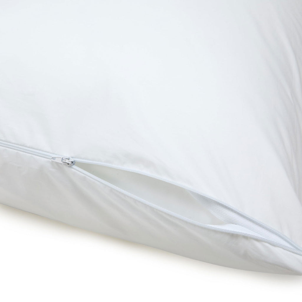 Amazon Basics Down Alternative Pillows for Stomach and Back Sleepers, Soft Density, Standard, Pack of 2, White, 26 in L x 20 in W - Grand Goldman