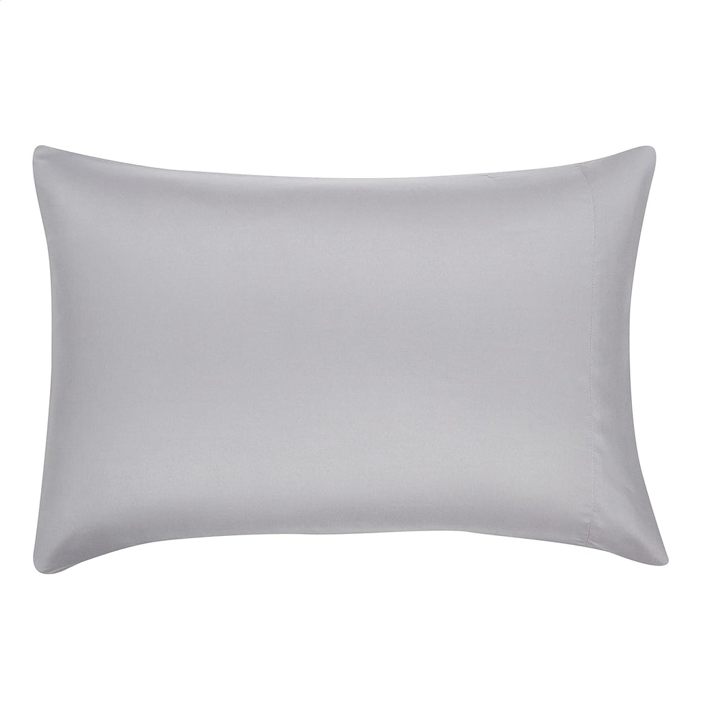 Amazon Basics Full/Queen Comforter Set with Sheets, 5-Piece Gray Calvin Stripe Bedding, Lightweight Microfiber Bed-in-a-Bag - Grand Goldman