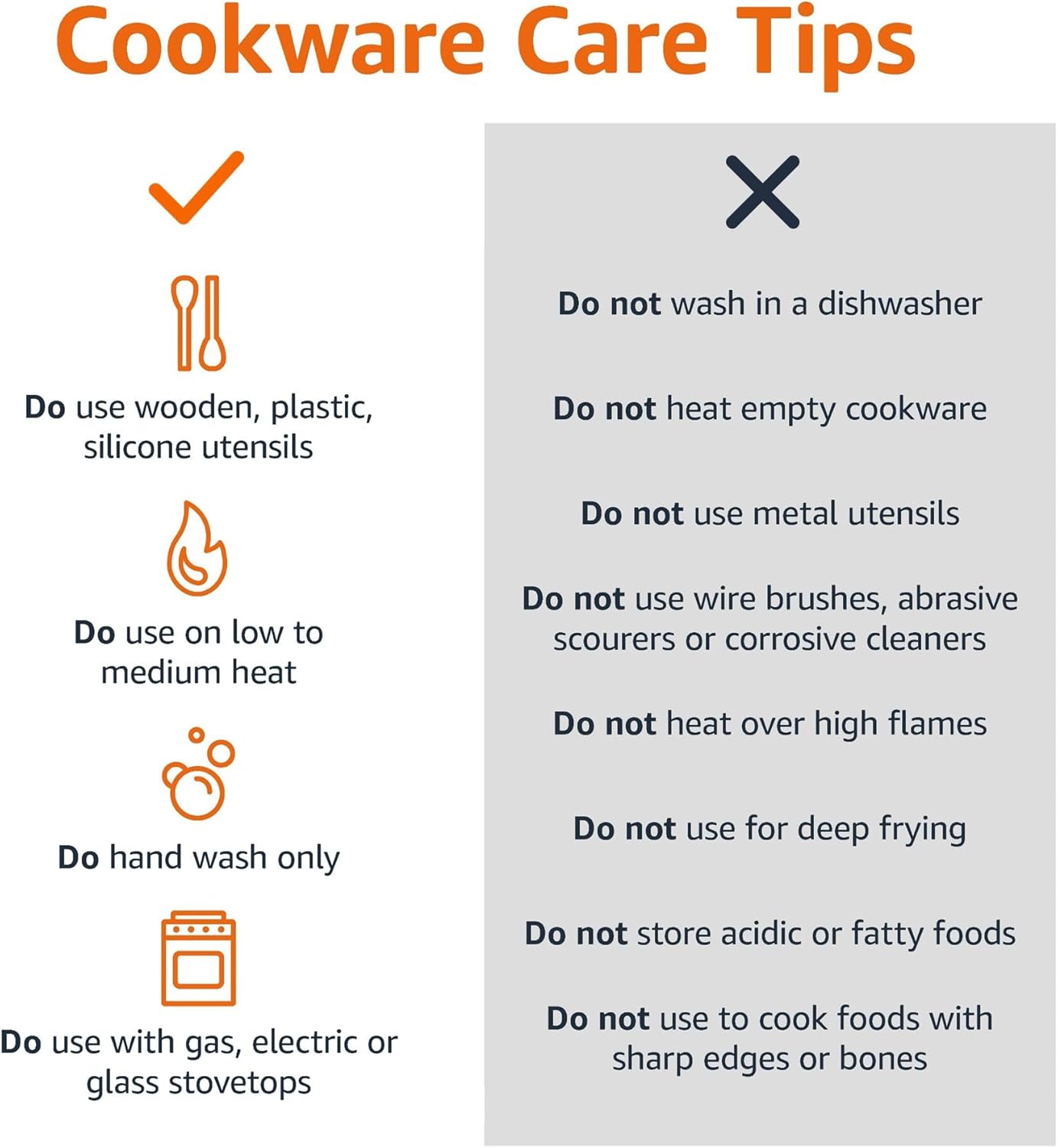 Amazon Basics Non Stick 8-Piece Kitchen Cookware Set, Includes Pots and Pans, Black - Grand Goldman