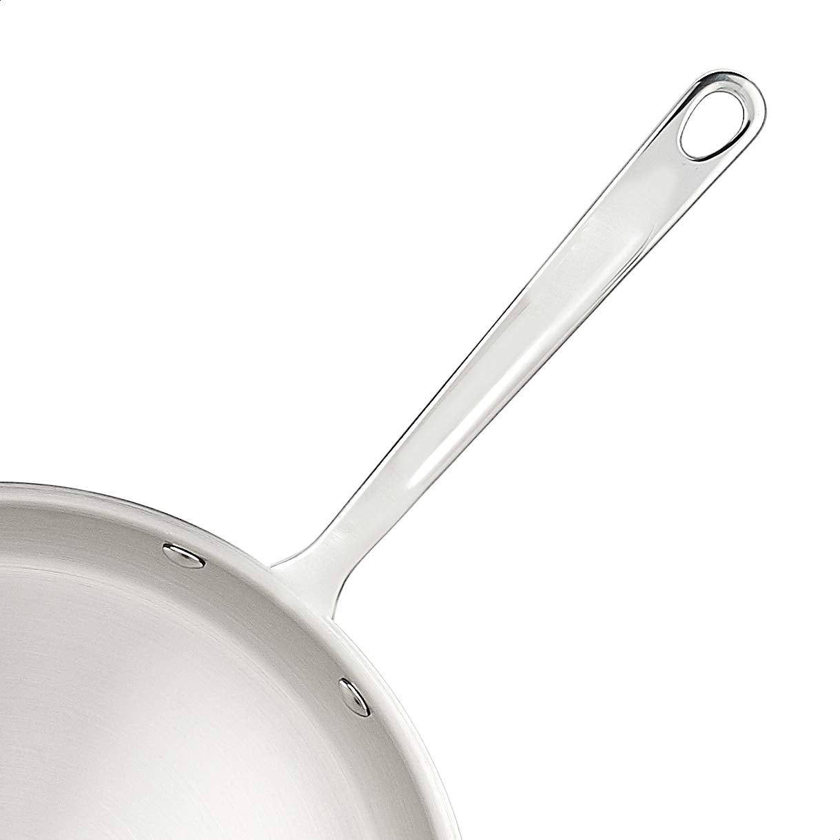 Amazon Basics Tri-Ply Stainless Steel Fry Pan, 12 Inch, Silver (Previously AmazonCommercial brand) - Grand Goldman