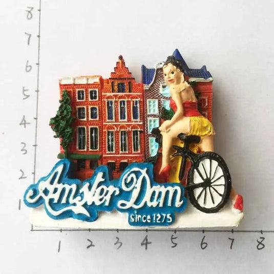 Amsterdam Fridge Magnets Bottle Opener Tourist Souvenirs USA Florida Vietnam Maldives Las Vegas Magnetic Sticker Home Decoration - Grand Goldman