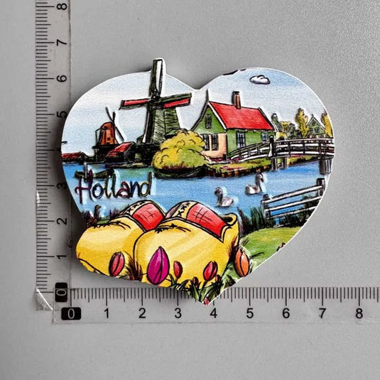 Amsterdam Netherlands Fridge Magnets Tourist Souvenir Holland Windmill Magnetic Refrigerator Stickers collection Home Decor Gift - Grand Goldman