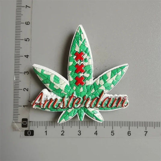 Amsterdam Netherlands Fridge Magnets Tourist Souvenir Holland Windmill Magnetic Refrigerator Stickers collection Home Decor Gift - Grand Goldman