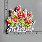 Amsterdam Netherlands Fridge Magnets Tourist Souvenir Holland Windmill Magnetic Refrigerator Stickers collection Home Decor Gift - Grand Goldman