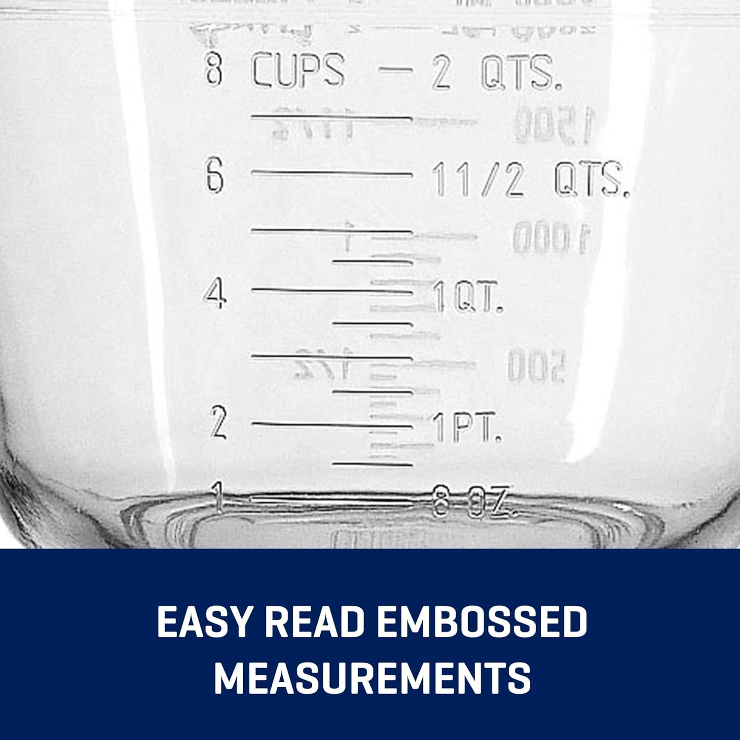 Anchor Hocking Batter Bowl, 2 Quart Glass Mixing Bowl - Grand Goldman