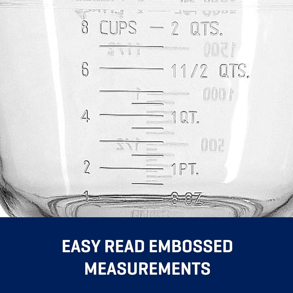 Anchor Hocking Batter Bowl, 2 Quart Glass Mixing Bowl - Grand Goldman