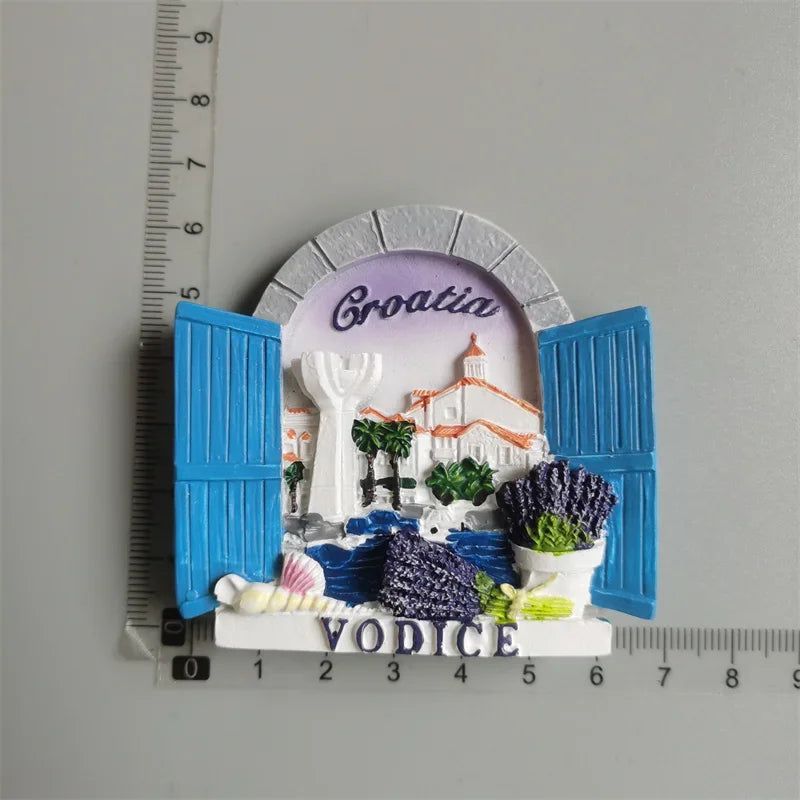 Andorra Manchester Groatia Austria Switzerland Jamaica Poland Panama Miami Boston Boavista Fridge magnets Refrigerator Sticker - Grand Goldman