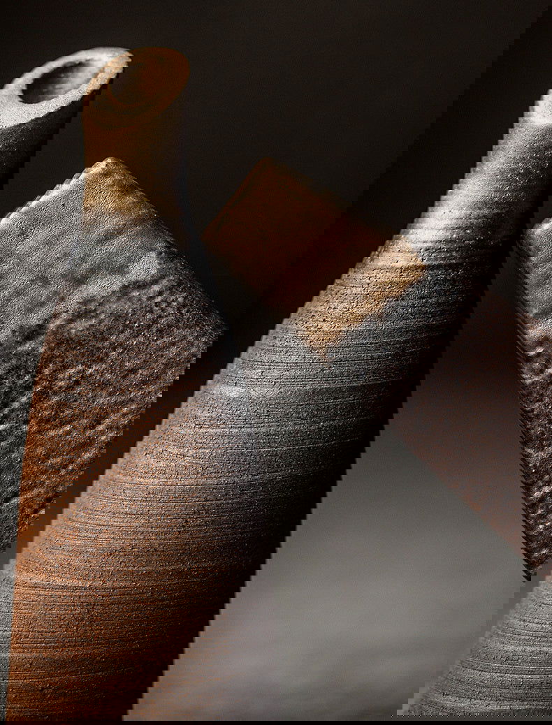 AnnSuu Antique Ceramic Flower Vase of Pottery Porcelain Home Decoratives Ornament for Home Interior Design - Grand Goldman