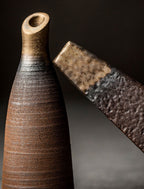 AnnSuu Antique Ceramic Flower Vase of Pottery Porcelain Home Decoratives Ornament for Home Interior Design - Grand Goldman