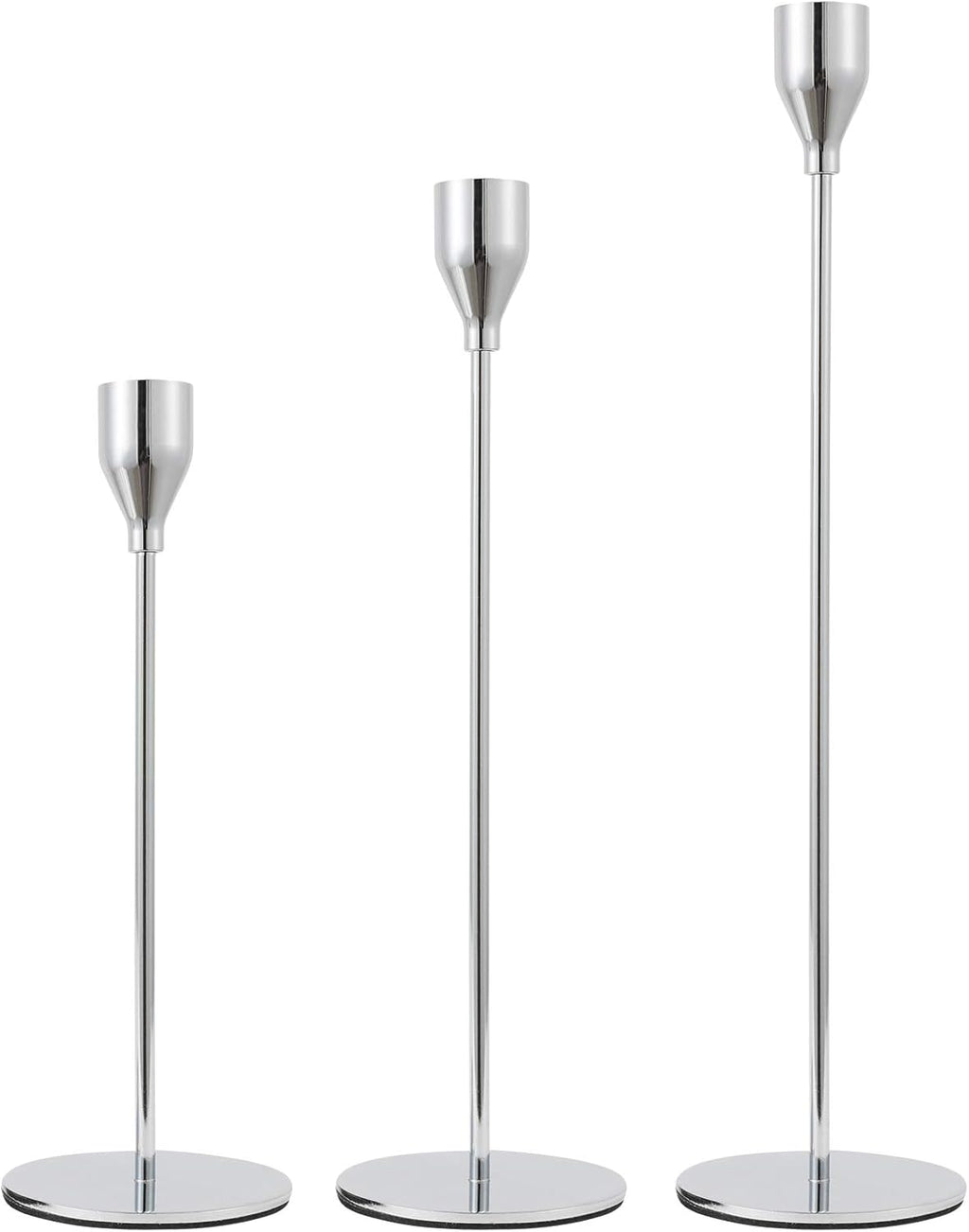 Anndason Set of 6 Gold Candlestick Holders Gold Candle Holder Taper Candle Holders Candle Holders Decorative Candlestick Holder for Home Decor, Wedding, Dinning, Party, Anniversary (Gold) - Grand Goldman