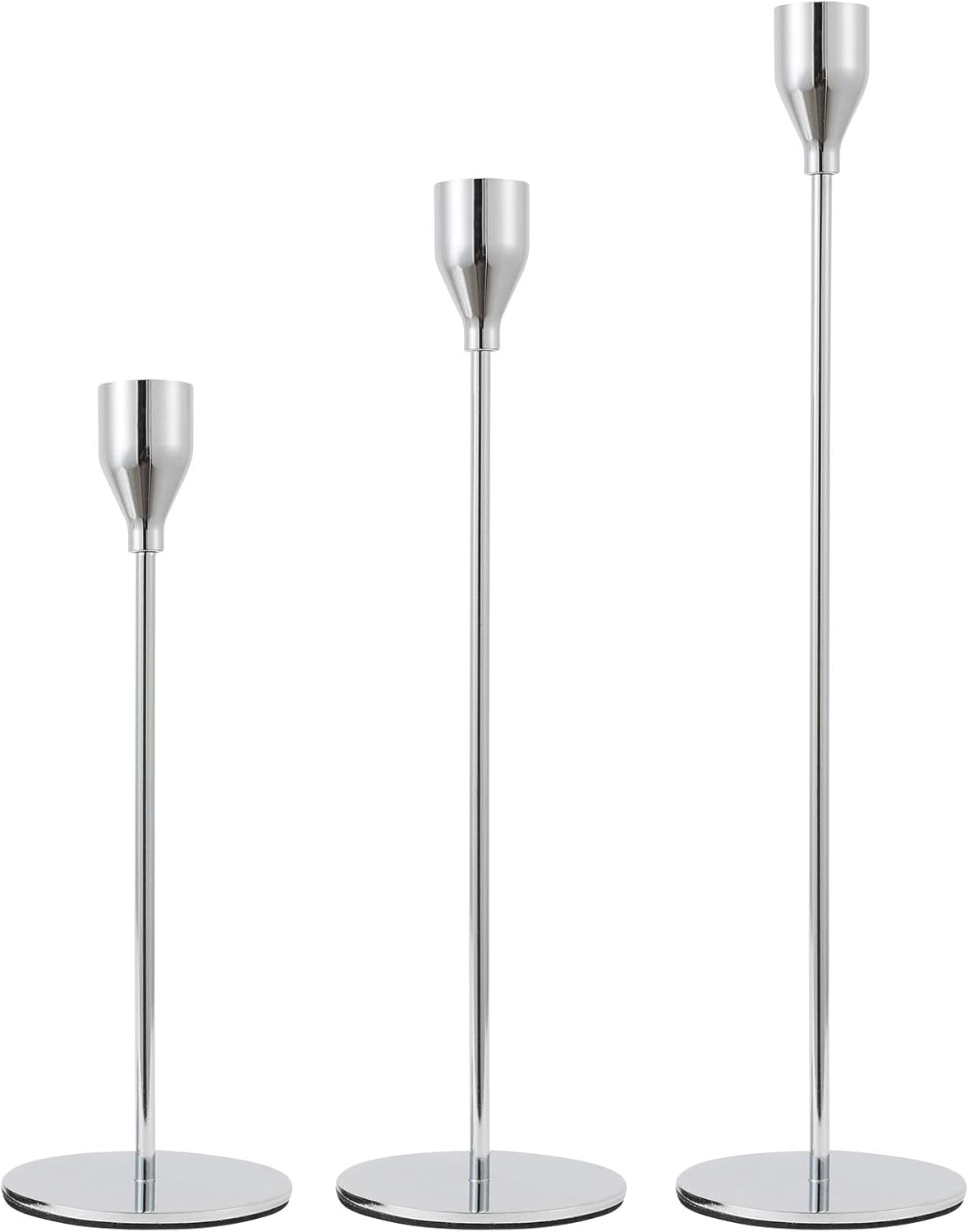 Anndason Set of 6 Gold Candlestick Holders Gold Candle Holder Taper Candle Holders Candle Holders Decorative Candlestick Holder for Home Decor, Wedding, Dinning, Party, Anniversary (Gold) - Grand Goldman