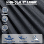 Anyoo Garden Cotton Hammock Comfortable Fabric Hammock with Tree Straps for Hanging Sturdy Hammock Up to 660lbs Portable Hammock with Travel Bag for Camping Outdoor/Indoor Patio Backyard - Grand Goldman