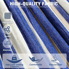 Anyoo Garden Cotton Hammock Comfortable Fabric Hammock with Tree Straps for Hanging Sturdy Hammock Up to 660lbs Portable Hammock with Travel Bag for Camping Outdoor/Indoor Patio Backyard - Grand Goldman