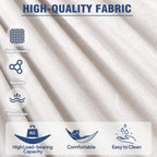 Anyoo Garden Cotton Hammock Comfortable Fabric Hammock with Tree Straps for Hanging Sturdy Hammock Up to 660lbs Portable Hammock with Travel Bag for Camping Outdoor/Indoor Patio Backyard - Grand Goldman