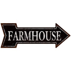 Arrow Shape Tin Sign Metal Tiki Bar Open Plate Indicator Coffee Tea Shop Bar Pub Hanging Sign Indoor Wall Decoration Iron Plaque - Grand Goldman