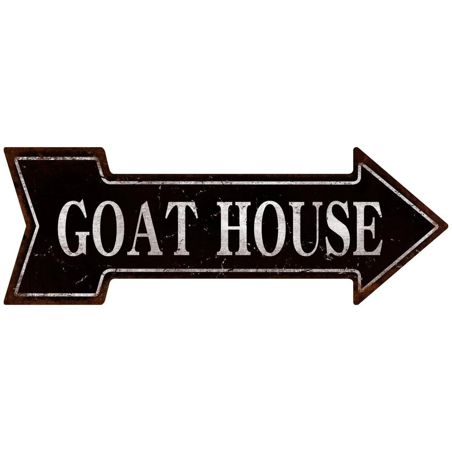 Arrow Shape Tin Sign Metal Tiki Bar Open Plate Indicator Coffee Tea Shop Bar Pub Hanging Sign Indoor Wall Decoration Iron Plaque - Grand Goldman