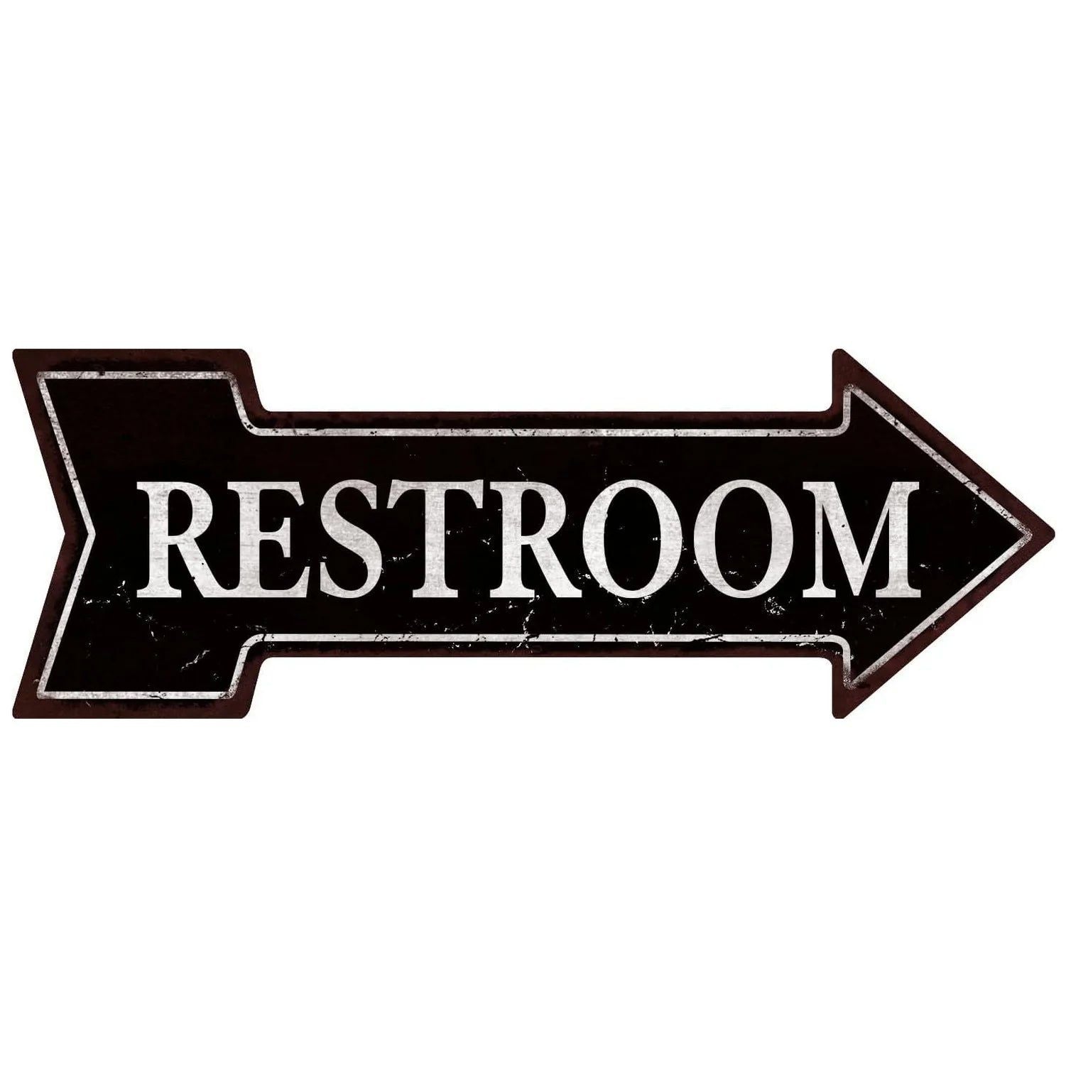 Arrow Shape Tin Sign Metal Tiki Bar Open Plate Indicator Coffee Tea Shop Bar Pub Hanging Sign Indoor Wall Decoration Iron Plaque - Grand Goldman