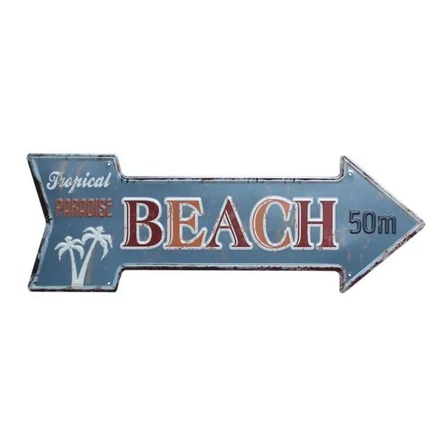 Arrow Shape Tin Sign Metal Tiki Bar Open Plate Indicator Coffee Tea Shop Bar Pub Hanging Sign Indoor Wall Decoration Iron Plaque - Grand Goldman