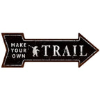 Arrow Shape Tin Sign Metal Tiki Bar Open Plate Indicator Coffee Tea Shop Bar Pub Hanging Sign Indoor Wall Decoration Iron Plaque - Grand Goldman