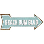 Arrow Shape Tin Sign Metal Tiki Bar Open Plate Indicator Coffee Tea Shop Bar Pub Hanging Sign Indoor Wall Decoration Iron Plaque - Grand Goldman