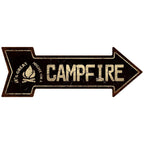 Arrow Shape Tin Sign Metal Tiki Bar Open Plate Indicator Coffee Tea Shop Bar Pub Hanging Sign Indoor Wall Decoration Iron Plaque - Grand Goldman