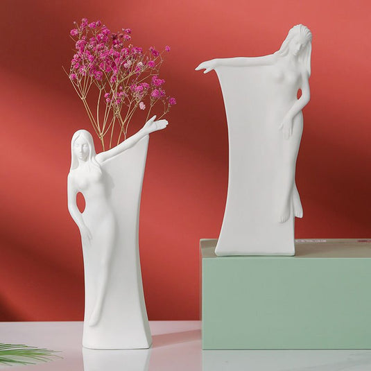 Art Ceramic Vase Dry Flower Insert - Grand Goldman