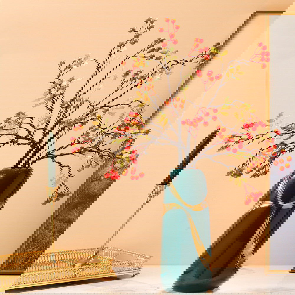 Art Deco Light Luxury Gold Vase in Ceramic & Porcelain - Grand Goldman