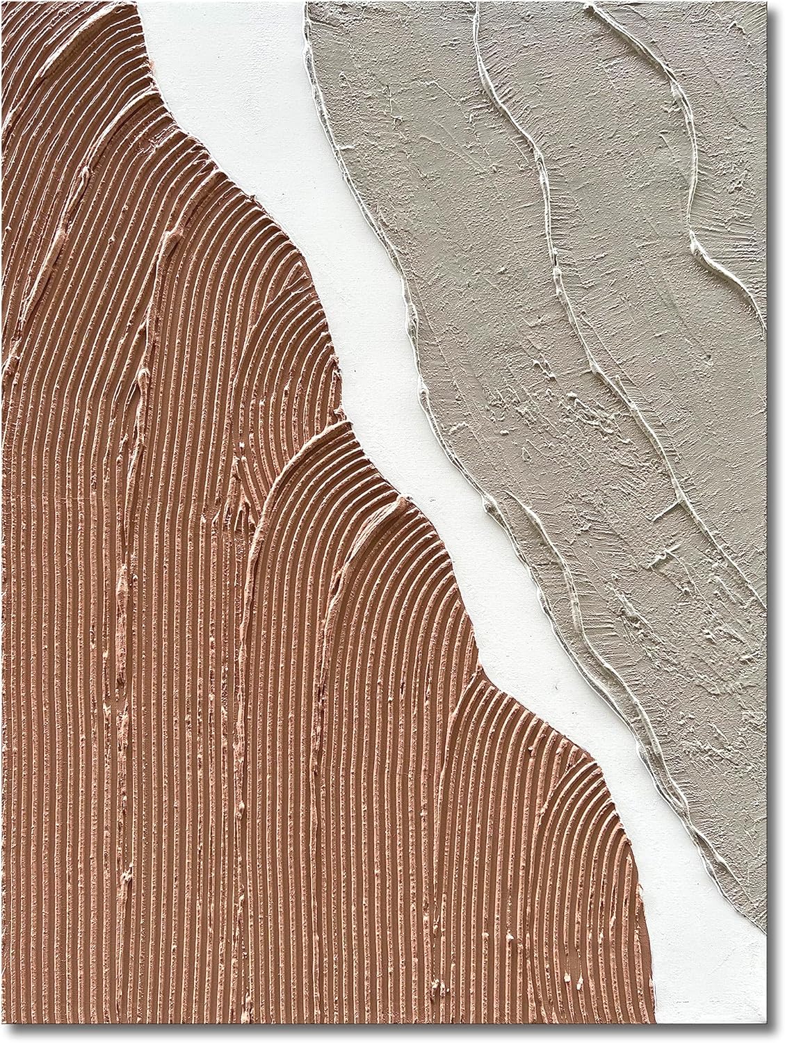 Art Modern Abstract Art Oil Painting Heavy Textured Canvas Wall Art Living Room Bedroom Corridor Office Wall Decoration 28x40 Inch - Grand Goldman