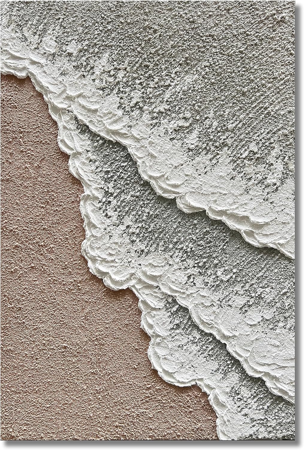 Art Modern Abstract Art Oil Painting Heavy Textured Canvas Wall Art Living Room Bedroom Corridor Office Wall Decoration 28x40 Inch - Grand Goldman