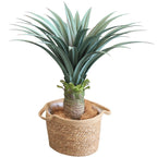 Artificial woven storage basket - Grand Goldman