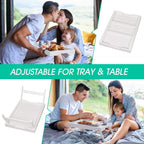 Artmeer Bed Tray Table with Folding Legs,Bamboo Breakfast in Bed for TV Table, Laptop Computer Tray,Eating,Snack Tray(Bamboo) - Grand Goldman