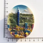 Asia Taiwan fridge magnets Articles Scenic Tourist Souvenir Magnetic Stickers Home  Refrigerator Decoration Collection Gifts - Grand Goldman