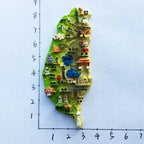 Asia Taiwan fridge magnets Articles Scenic Tourist Souvenir Magnetic Stickers Home  Refrigerator Decoration Collection Gifts - Grand Goldman