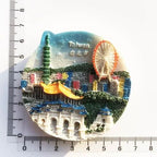 Asia Taiwan fridge magnets Articles Scenic Tourist Souvenir Magnetic Stickers Home  Refrigerator Decoration Collection Gifts - Grand Goldman