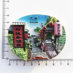 Asia Taiwan fridge magnets Articles Scenic Tourist Souvenir Magnetic Stickers Home  Refrigerator Decoration Collection Gifts - Grand Goldman