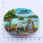 Asia Taiwan fridge magnets Articles Scenic Tourist Souvenir Magnetic Stickers Home  Refrigerator Decoration Collection Gifts - Grand Goldman
