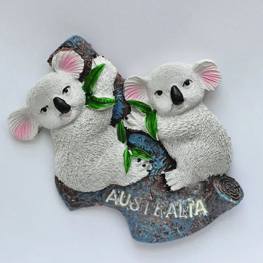 Australia Fridge Magnet Koala Fridge Magnet Souvenir 3D Resin Magnetic Stickers Refrigerator Decorative Travel Gift Idea - Grand Goldman