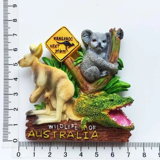 Australia Fridge Magnet Koala Fridge Magnet Souvenir 3D Resin Magnetic Stickers Refrigerator Decorative Travel Gift Idea - Grand Goldman