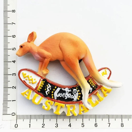 Australia Fridge Magnets Souvenir 3D Resin Kangaroo Koala Surfboard Refrigerator Stickers Australia Tourism Souvenir Gift Idea - Grand Goldman