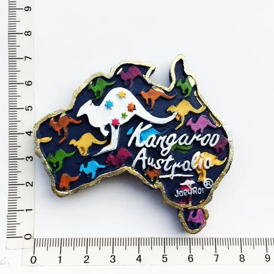 Australia Fridge Magnets Souvenir 3D Resin Kangaroo Koala Surfboard Refrigerator Stickers Australia Tourism Souvenir Gift Idea - Grand Goldman