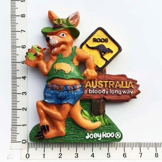 Australia Fridge Magnets Souvenir 3D Resin Kangaroo Koala Surfboard Refrigerator Stickers Australia Tourism Souvenir Gift Idea - Grand Goldman